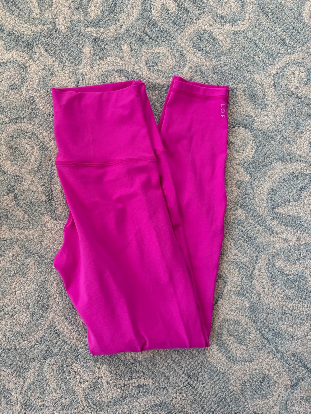 Left On Friday Magenta High-Waist Leggings